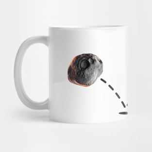 Astronaut plays Meteorite Soccer Mug
